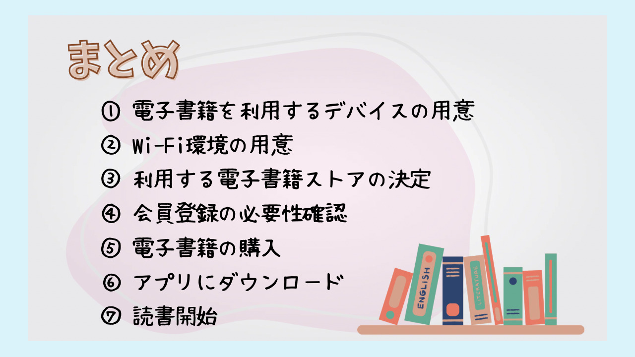 電子書籍の購入手順まとめ