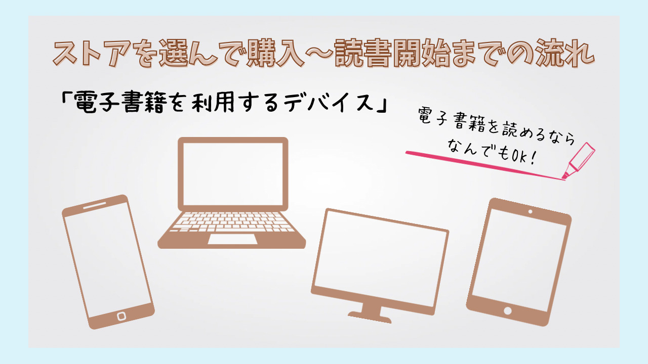 手順①：電子書籍を利用するデバイスを用意